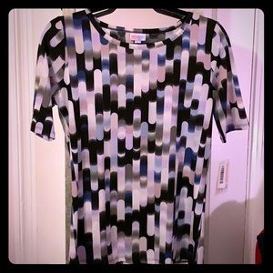 NWT Lularoe Gigi multicolor shirt sz M